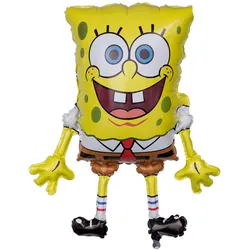 Amscan Spongebob Schwammkopf Folienballon mit Band und Gewichten (ungefüllt)
