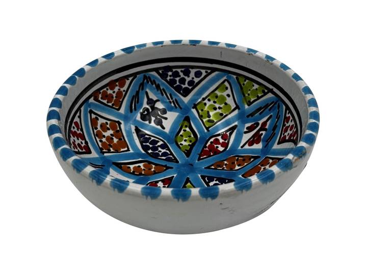 Schüssel Tunis Blau/Mehrfarbig Keramik 13 cm