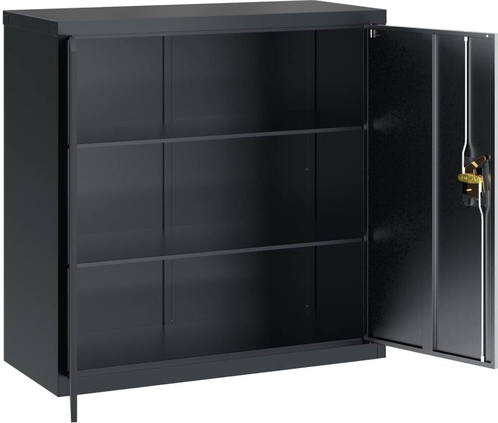 vidaXL Classeur anthracite 90x40x90 cm acier