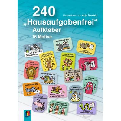 240 'Hausaufgabenfrei' Aufkleber, Gebundene Ausgabe von Redaktionsteam Verlag an der Ruhr, Verlag an der Ruhr