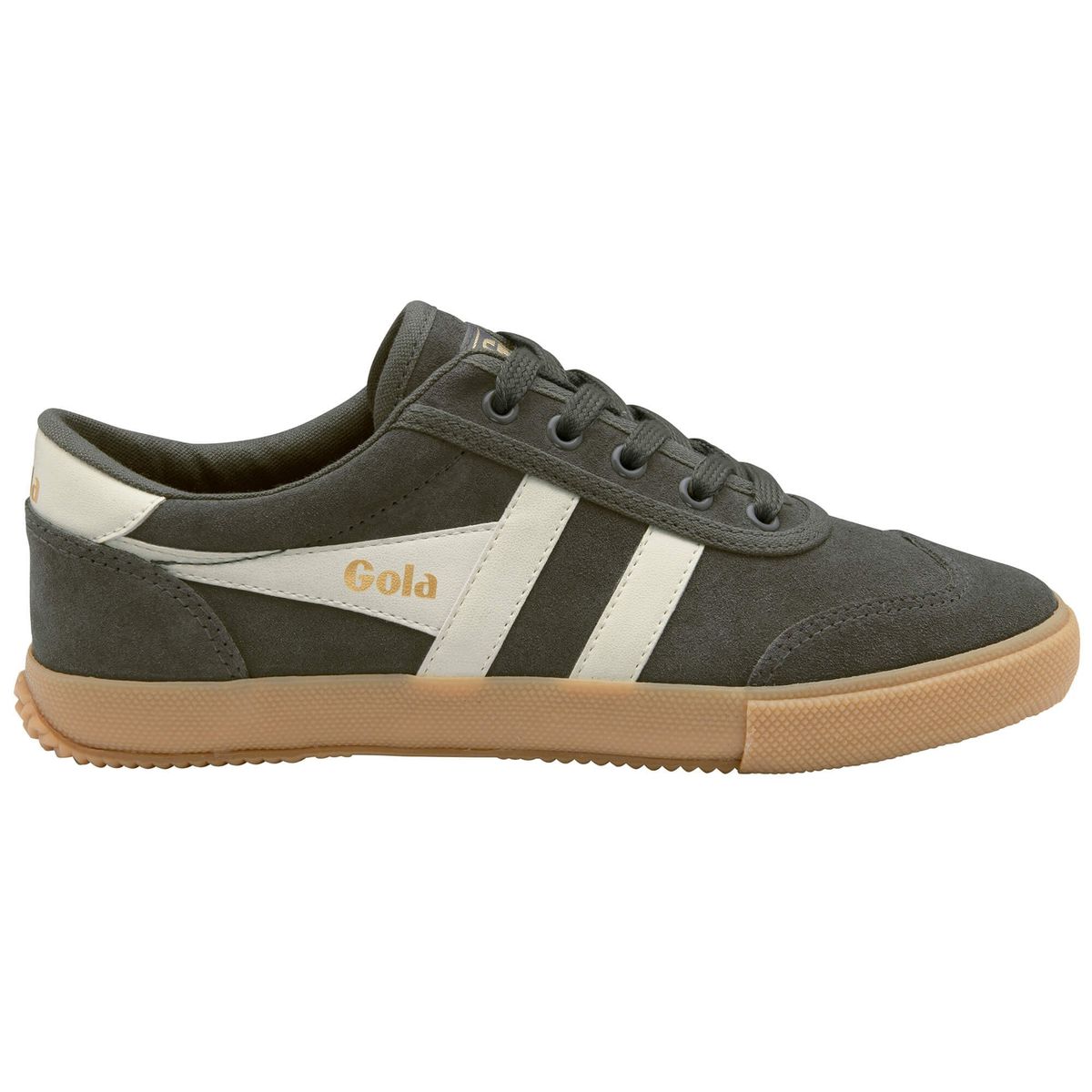 Gola Badminton Suede Sneaker Women conifer/off white/gum (NX) 37 CLB771-NX-37-coniferoffwhitegum