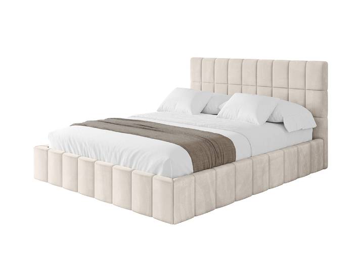 Polsterbett AMEA 160x200 cm Beige - Casablanca 2301