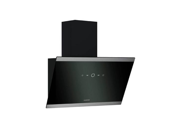 Klarstein Deckenhaube FlashLine Serie FlashLine Dunstabzugshaube A++ 524 m³/h 100W BLDC 3 Stufen Touch LED FlashLine, Abzugshaube Küche Abzughaube Abluft Umluft mit Edelstahl & Kohle