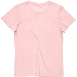 Devold Classic Flowers Tee T-Shirt Damen chalk pink- Gr. S