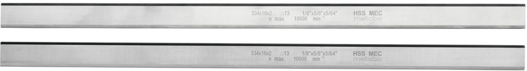 Metabo 2 HSS Wende-Hobelmesser 334x16x2mm (bis Bj.05), DH 330 (0911062119)