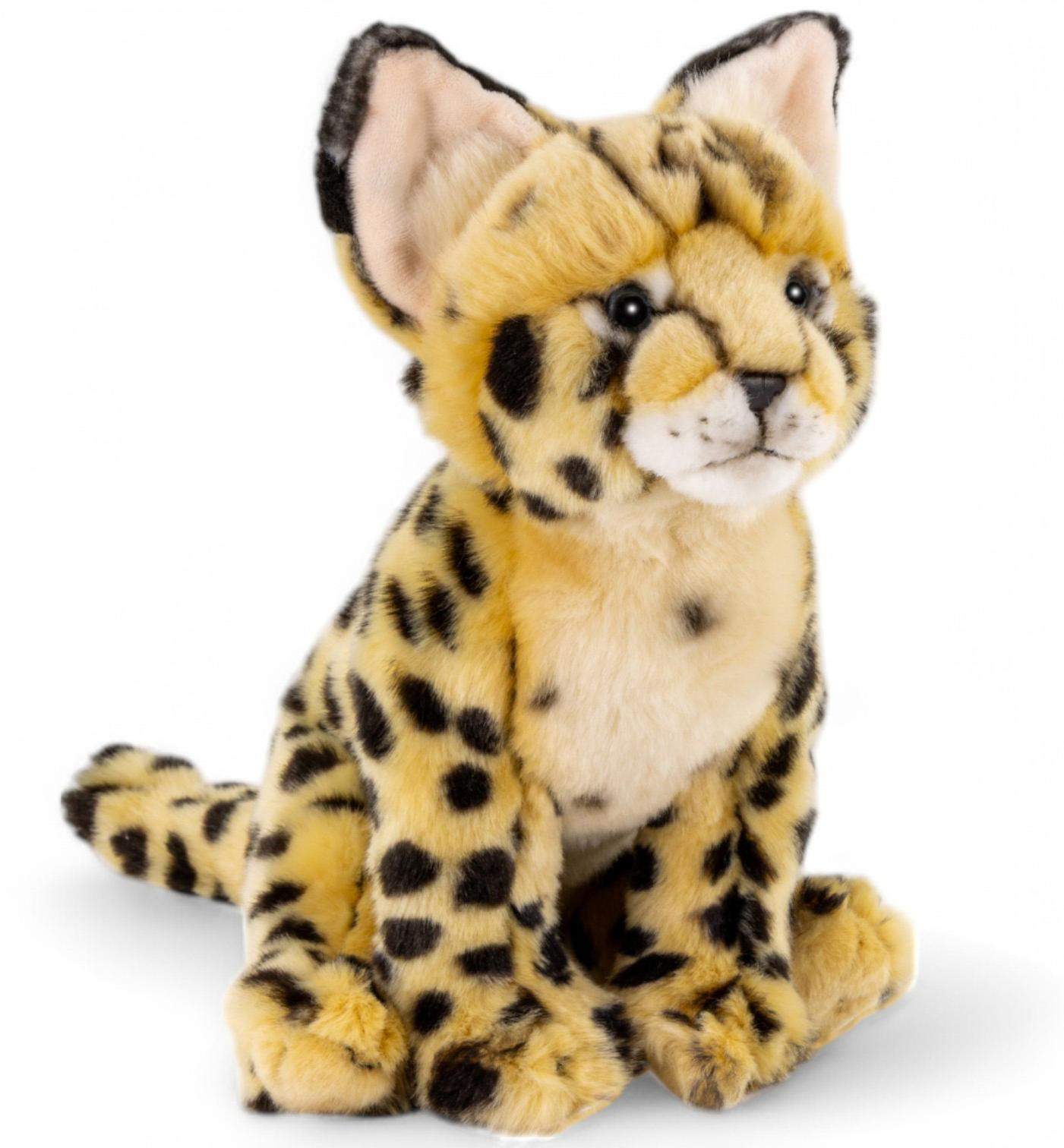 Carl Dick Serval kat pluchen knuffel, 26 cm