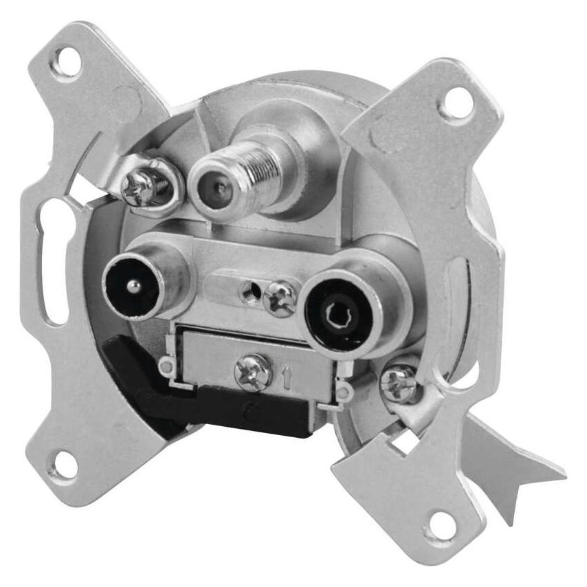 Emos Antennen-Steckdose EU3407, durchgehend (Antennendose) (43038650)