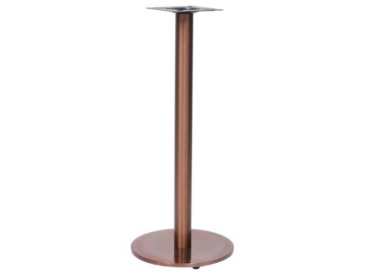 HGDFWRQW Bistrotisch-Gestell Ø45x107 cm Stehtischfuß Edelstahl Gold Eleganter Stehsockel für Küche und Bar-Bereich mit vorgebohrter Platte zur stabilen Befestigung eigener Tischplatten.