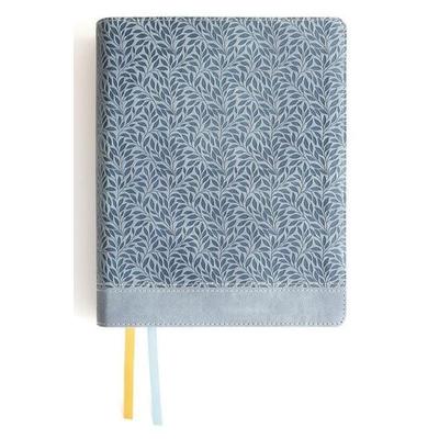 Niv, Journal the Word Bible (Perfect for Note-Taking), Large Print, Leathersoft, Teal, Red Letter, Comfort Print, Gebundene Ausgabe von Zondervan,