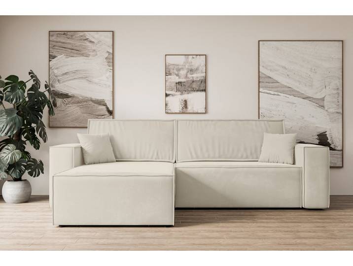 ALTDECOR Ecksofa CELTIC-XL, Corner Sofa Bett Eckcouch Couch L-Form Schlafcouch Ausziehbar