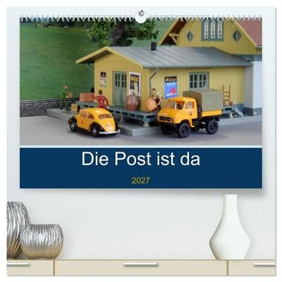 Die Post ist da (hochwertiger Premium Wandkalender 2027 DIN A2 quer), Kunstdruck in Hochglanz