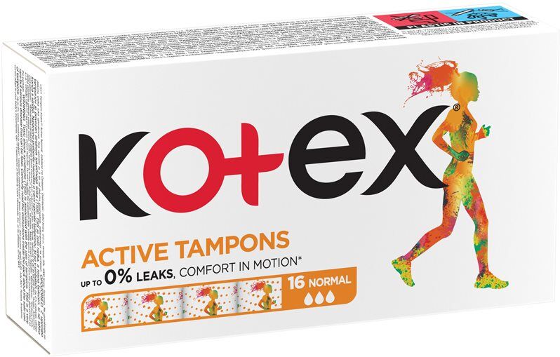 Kotex Active Normal tamponer 16 stk.