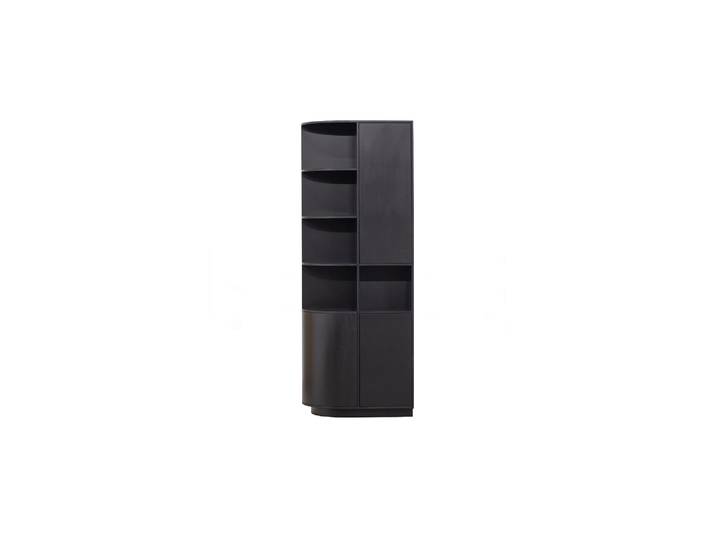 Armoire de rangement gauche 78 cm Pin Noir profond FINCA