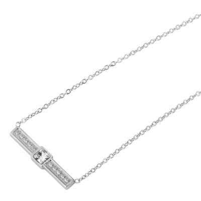 Kette ohne Anhänger ADELIA´S "Halskette mit Anhänger – aus Edelstahl", silber, Halsketten, Damen, 48cm, Edelstahl, Ein Geschenk, das Freude macht