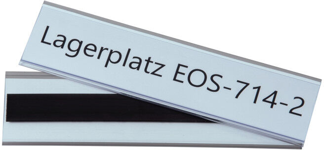 Porte-étiquettes magnétique Eichner en PVC 54 x 200 mm (9218-03042)