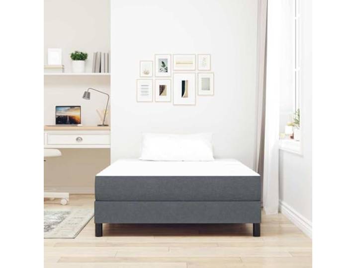KTHLBRH Matratze Grau 120 x 190 cm mit Taschenfederkern Atmungsaktives Polyestergewebe, optimale Unterstützung, Bewegungsisolierung, modernes Design