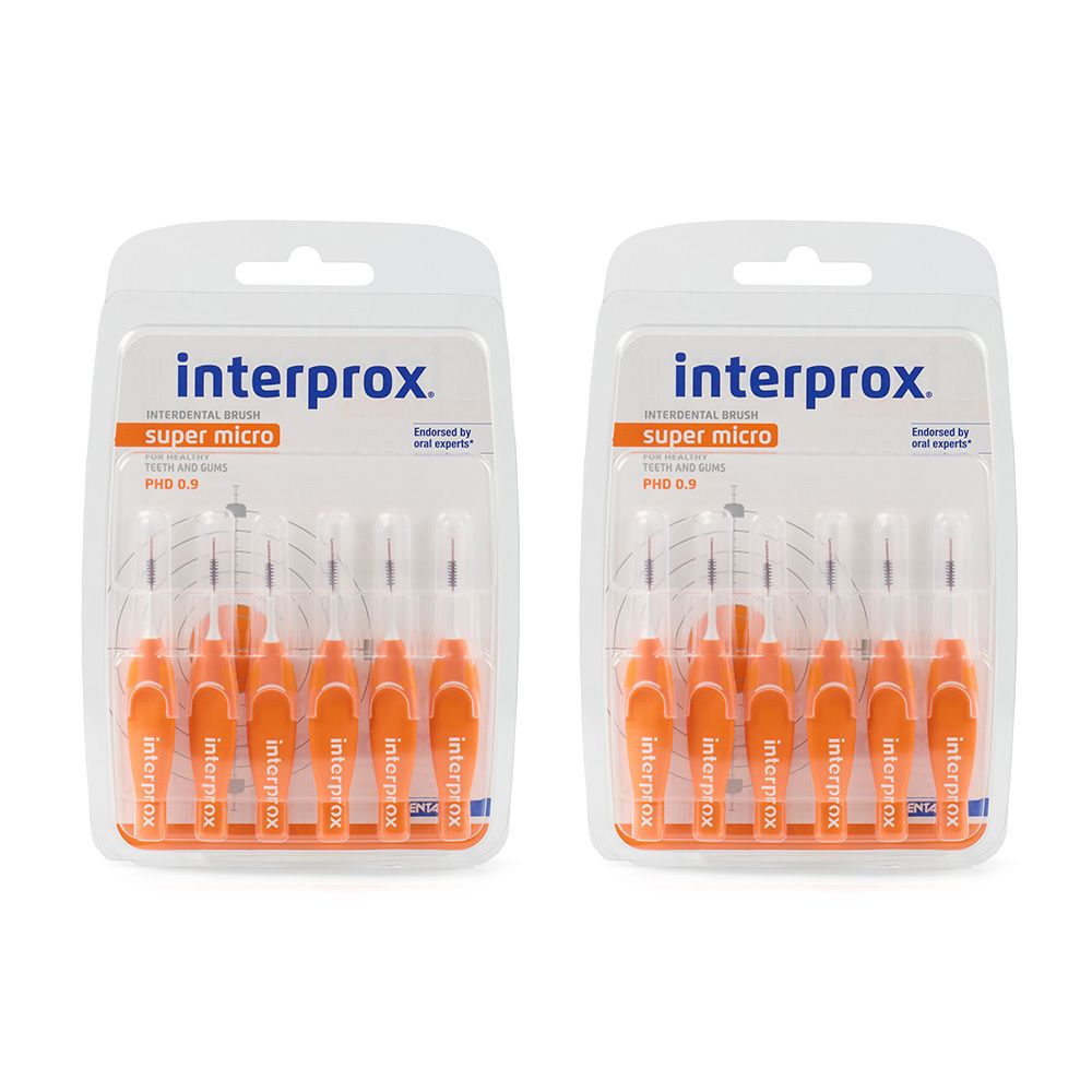 INTERPROx REG SUP Micro OR x2 2x6 St Zahnbürste