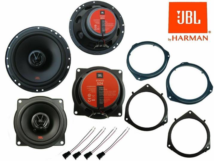 DSX JBL Einbau Set Tür vorn hinten passend für Opel Astra H ab2004 Auto-Lautsprecher (80 W)