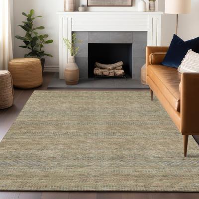 Addison Rugs Machine Washable Indoor/ Outdoor Subtle Stripe Chantille Rug