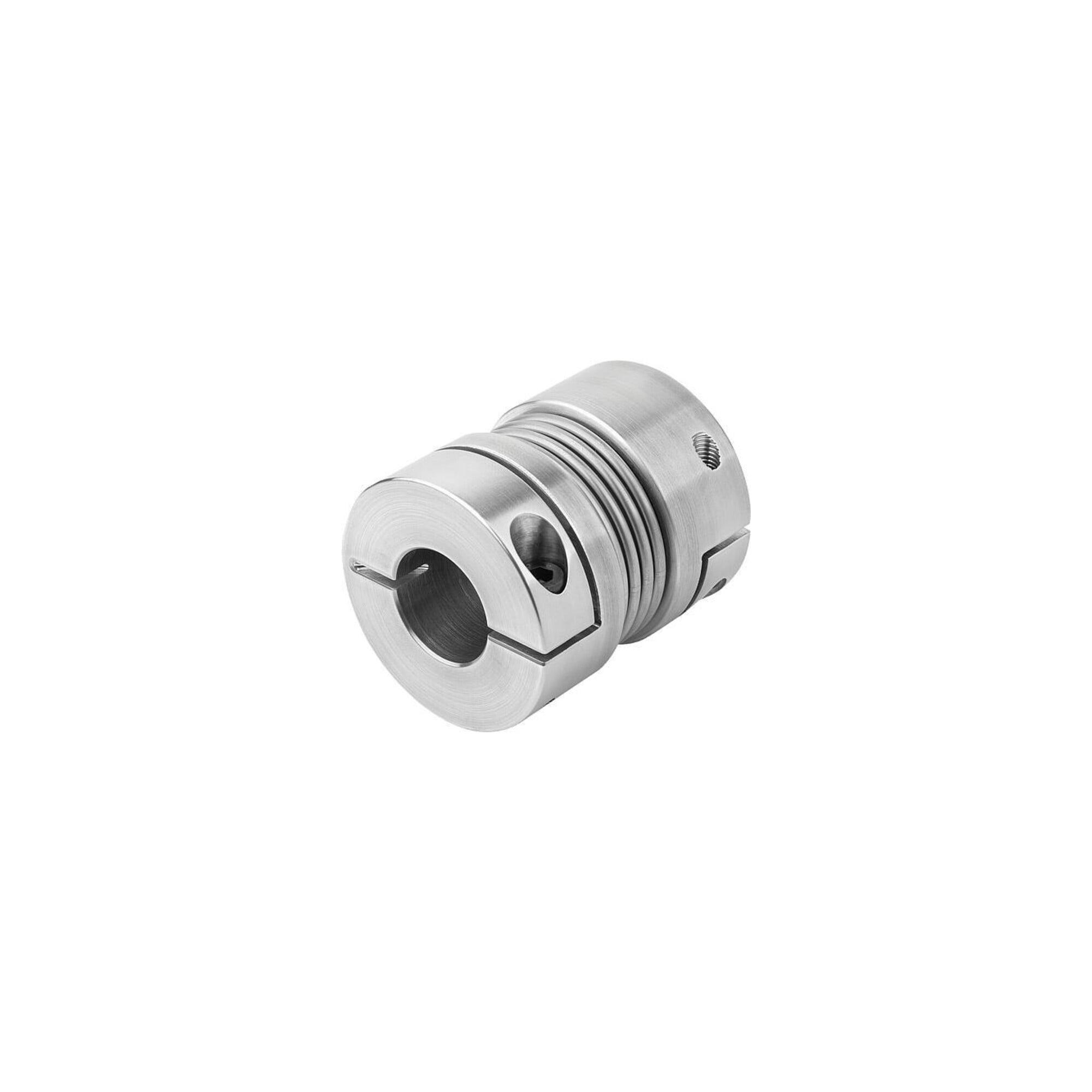 KIPP Metallbalgkupplung Gr. 80 D1=24 D2=24 L=91 Aluminium (K1882.0800912424)
