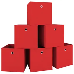 Faltbox-Set Boxas 6-tlg. Rot