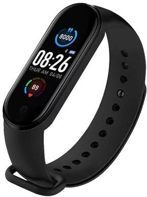 Multicon Wholesale Hub Smart Watch Fitness Tracker With Heart Rate Monitor, Blood Pressure Measurement, And Activity Tracking black