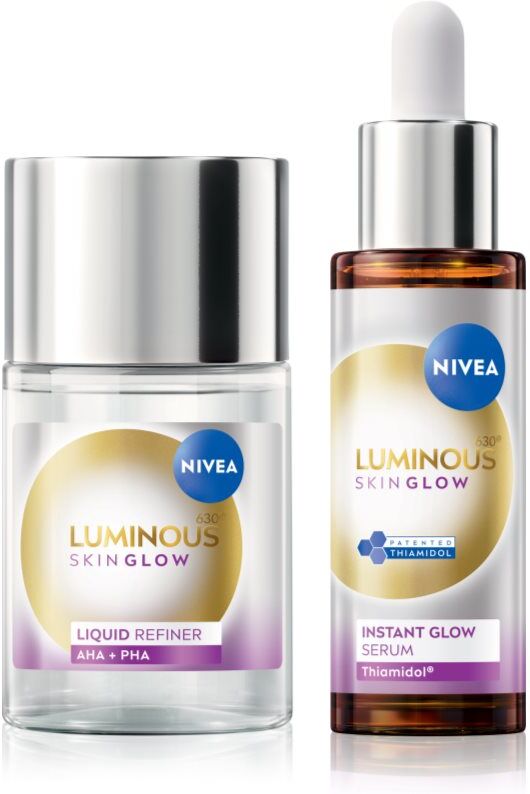 NIVEA Luminous 630 Skin Glow economy pack to brighten and smooth the skin