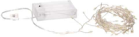 LED-Micro-Lichterkette "Cluster" mit Batteriekasten und Timer, 100 LEDs