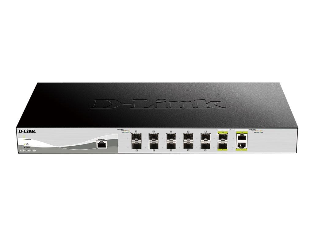 D-Link DXS-1210-12SC/E, 12-Port Smart Managed 10G SFP+ Switch