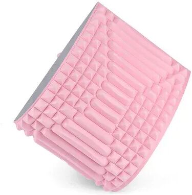 Daily Discovery Back Stretcher For Back Pain Relief With Lumbar Support & Posture Correction pink