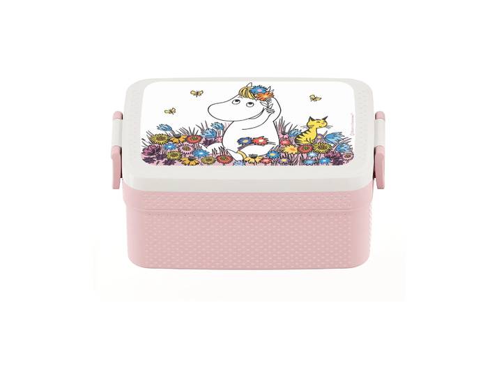 Rätt Start Boîte à déjeuner Mumin Äng 12×18,5 cm Lila-rose
