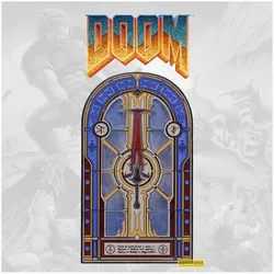 Fanattik Doom Lingot Crucible Sword Stained Glass Limited Edition, Weiteres Gaming Zubehör