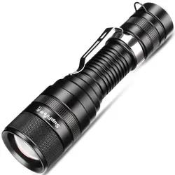 Superfire F5, LED Taschenlampe, 10W, 1100lm, USB