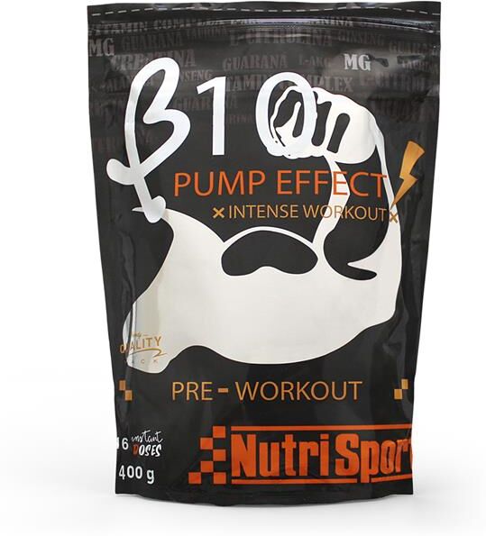 NutriSport B10 PUMP EFFECT PRE WORKOUT 400g Ponche de Fruta