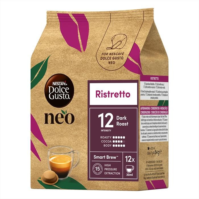 NESCAFE' DOLCE GUSTO Neo Ristretto 12 Capsule-multicolore