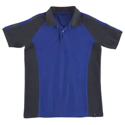 MASCOT Polo Shirt Unique Bottrop Gr. 3XL kornblau/schwarzblau 50569-961