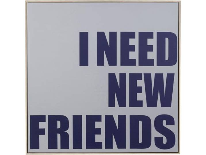 New Friends schilderij 80 x 80 cm Kare Design