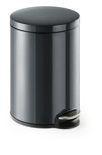 Durable 341258 Abfalleimer 20l (Ø x H) 29.2cm x 45.5cm Metall, Kunststoff Anthrazit-Grau 1St.