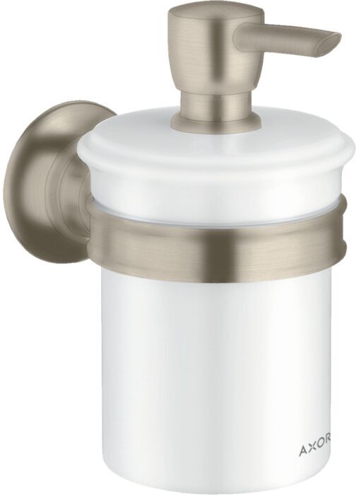 Hansgrohe Lotionspender Axor Montreux 42019820 Keramik, Halter Metall, brushed nickel