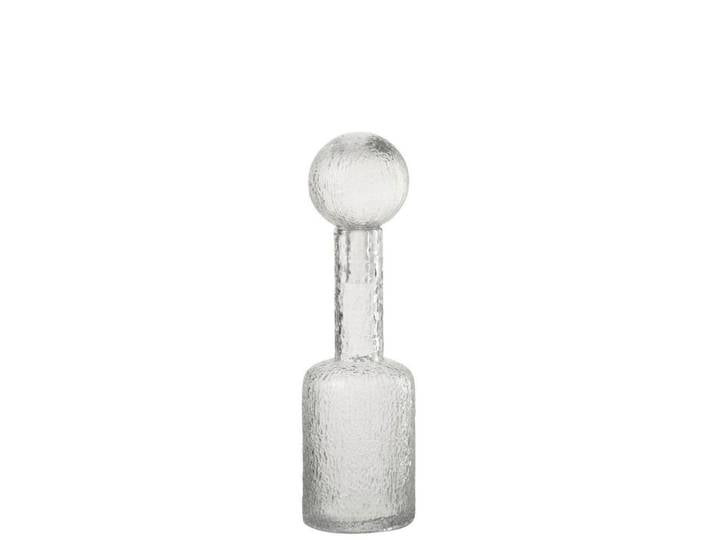 Dekoflasche, Transparent, Glas, 12.5x43x12.5 cm, Dekoration, Dekoartikel