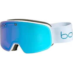 BOLLE NEVADA SMALL Schneebrille 2027 white metallic blue matte/azure