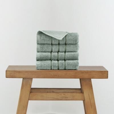 Cariloha Hand Towel   Turkish Cotton and Viscose Material Blend   Extra Smooth, Odor Resistant and Highly Absorbent