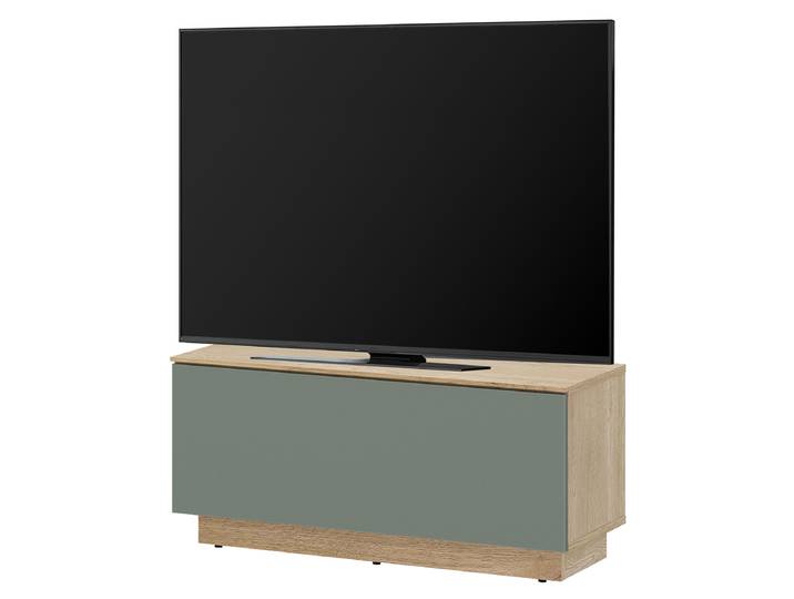 TV-Lowboard Spanplatte, beschichtet Braun/Salbei 80cm