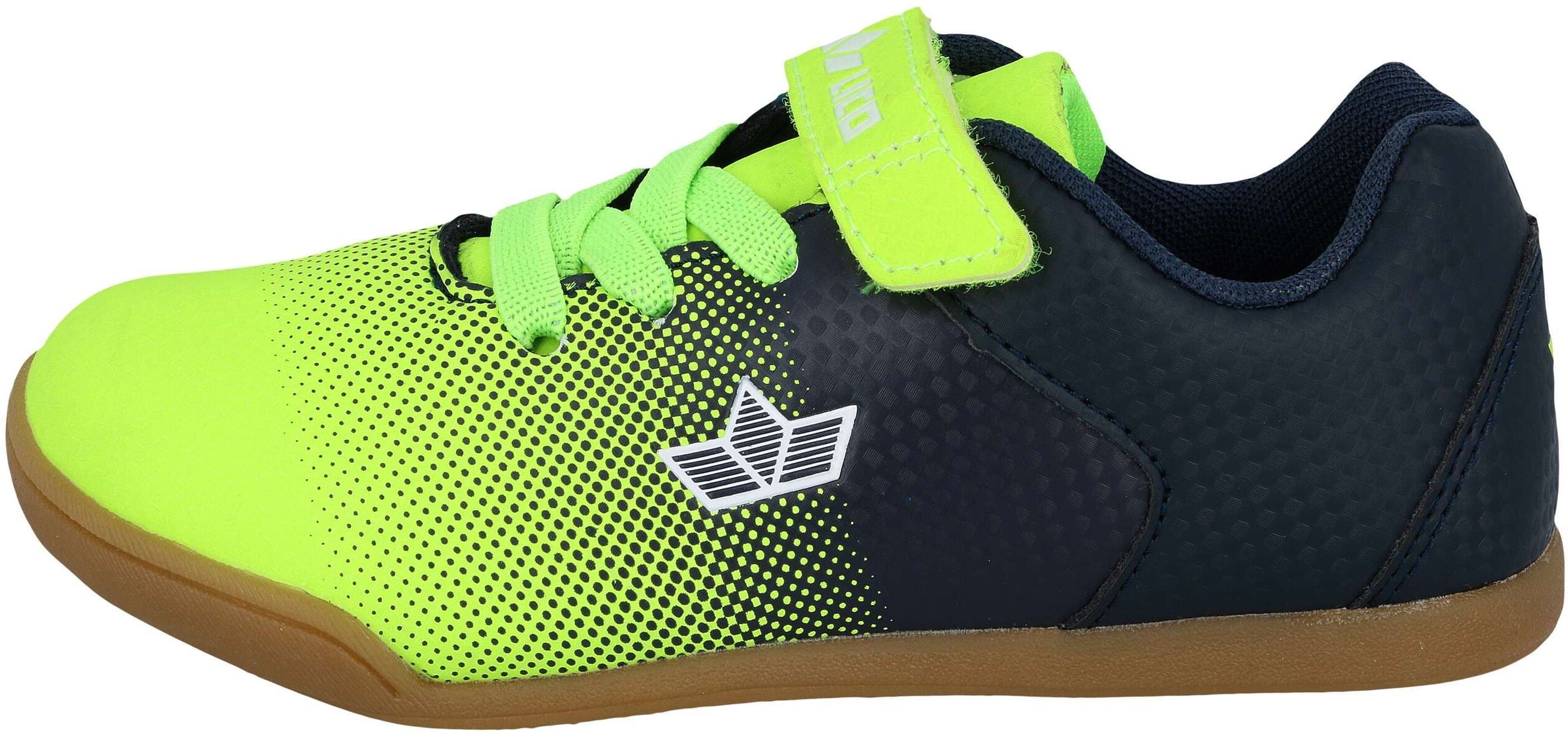 Hallenschuh LICO "Sportschuh Sambo VS", Mädchen, Gr. 28, Textil, blau, Synthetik, Schuhe Hallenschuh blau 28, Textil