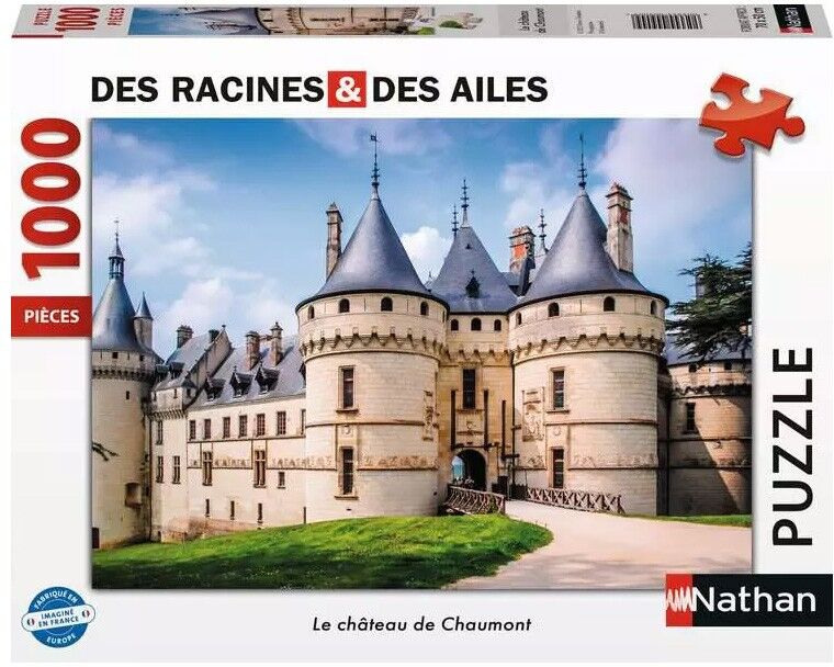 Ravensburger Nathan puzzle 1000 p - Le château de Chaumont / Des racines et des ailes