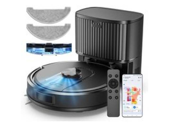 Robot Aspirateur Laveur - SUTEO - Cleanova W11 - 5000Pa - Vidange Automatique - Navi ion Lidar