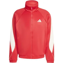 adidas STADIUM TT  Herren Trainingsjacke rot/weiß - S