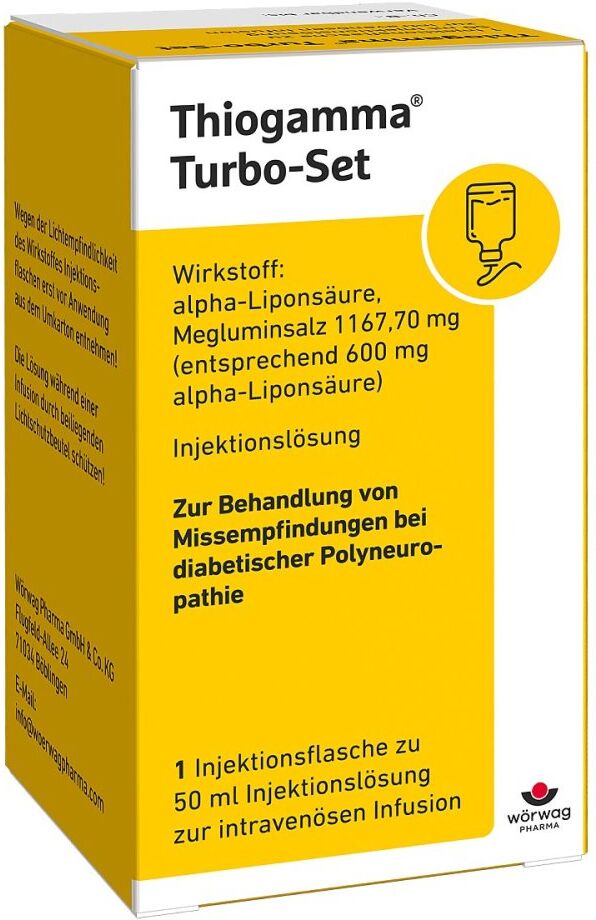Thiogamma Turbo Set Pur Injektionsflaschen