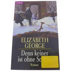 Elizabeth George – Denn Keiner Ist Ohne Schuld | Taschenbuch | Spannender Kriminalroman