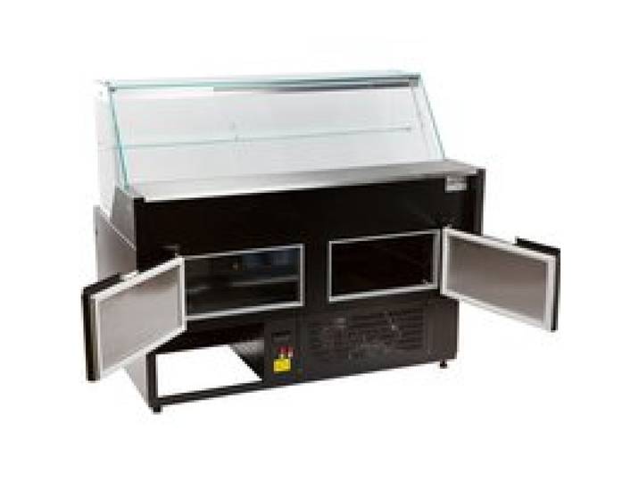 Vitrine Réfrigérée Professionnelle - Profondeur 1095 mm - Combisteel - l3084- L1584- P1095- h1280- Acier Inoxydable